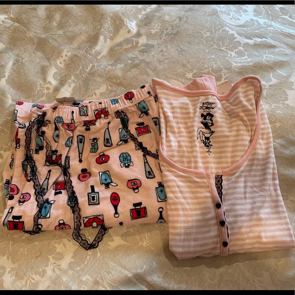 Betsy Johnson Sleepwear PJ Set NWT